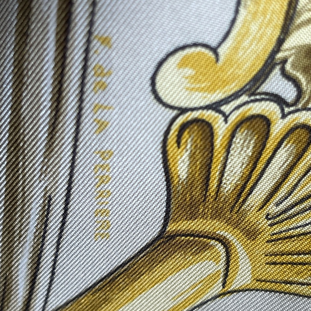 Hermès Silk Scarf Etriers By Francoise De La Perriere. - Picture 8 of 16